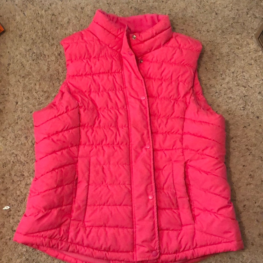 Hot pink vest
